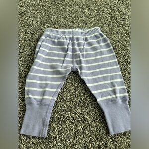 Hanna Anderson baby purple and white striped pants size 3-6 months